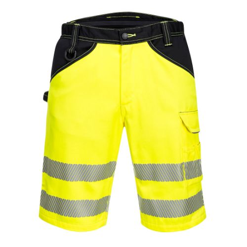 Portwest PW3 Hi-Vis Shorts Yellow/Black Yellow/Black